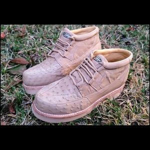 Authentic ostrich leather shoes (unisex)